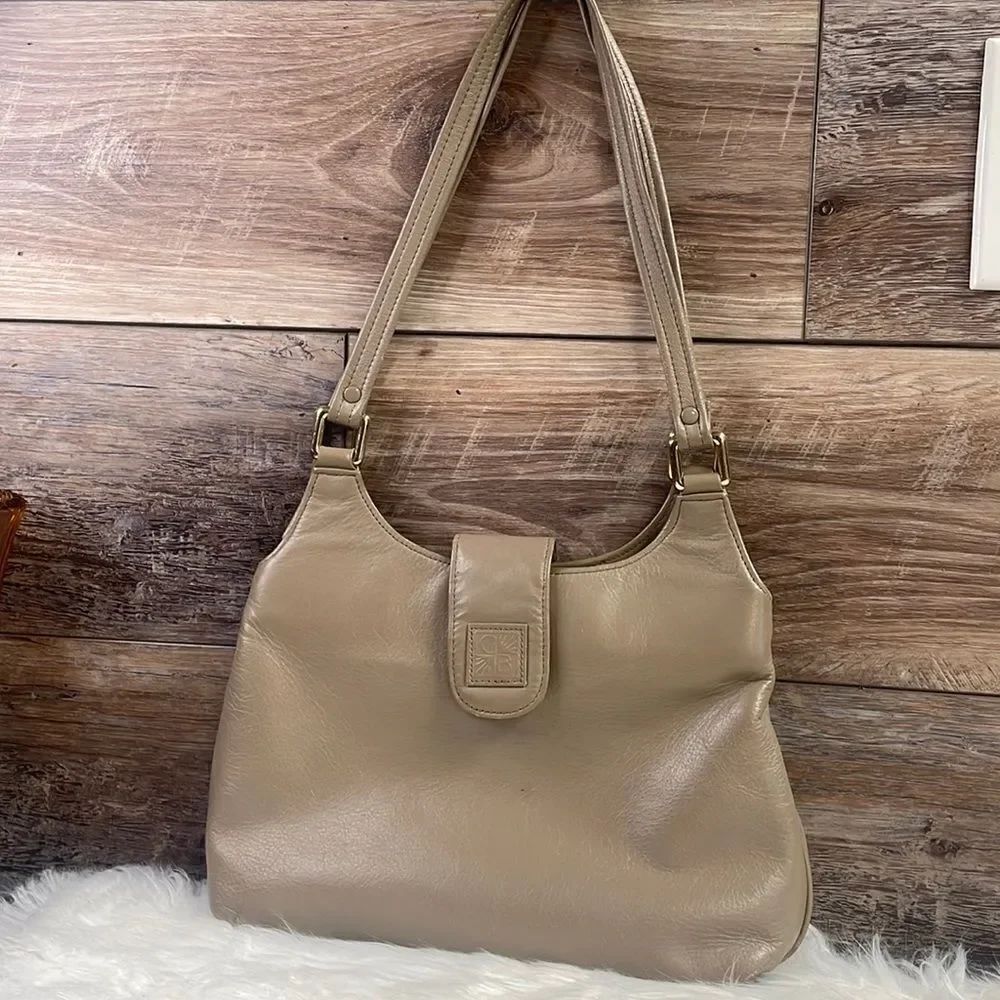 Giani Bernini Leather Purse, Tan Color